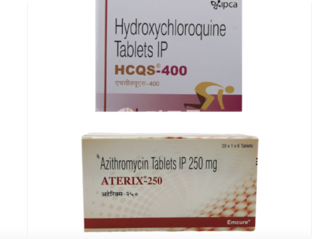 (특가상품)하이드록시클로로퀸 HCQS-200mg + 아지트로마이신 ATERIX-250mg 직구 후기